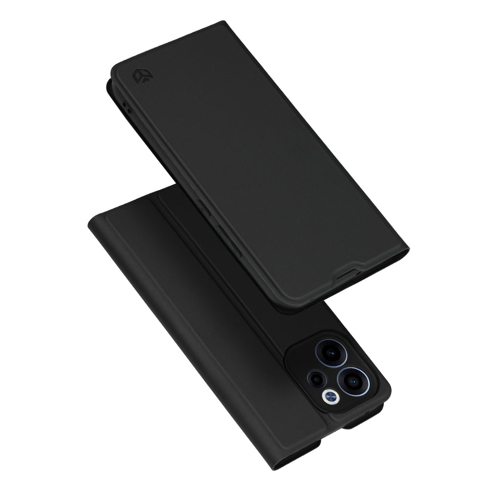 Fodral för Oppo Reno15 FS / Reno15 F, Techsuit, Magskin Book, Svart