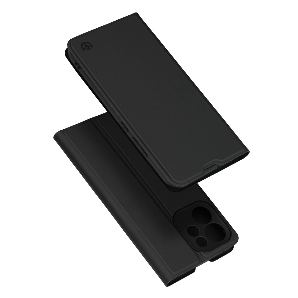Fodral för Oppo Reno15 FS / Reno15 F, Techsuit, Magskin Book, Svart