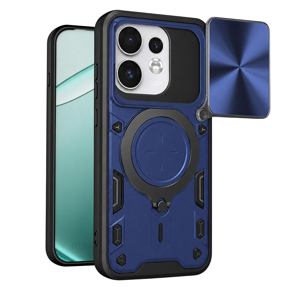 Fodral för Oppo Reno16 / Reno16 Pro, Techsuit, CamGuard Pro, Blå