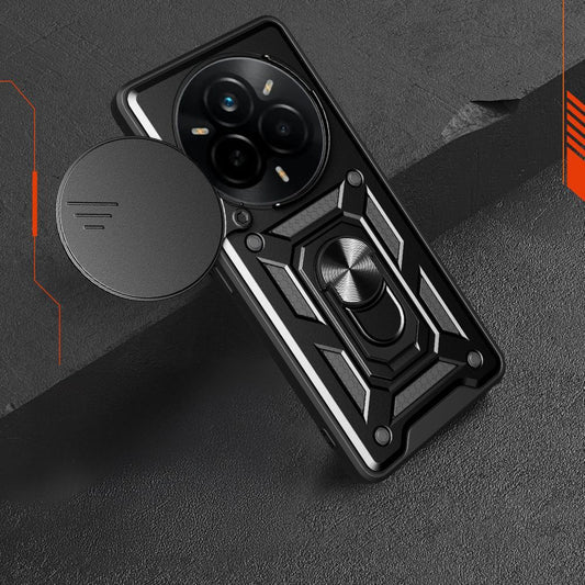 Fodral för Realme 14 Pro, Techsuit, CamShield, Svart