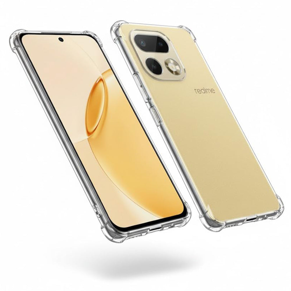 Skyddsfodral för Realme 16 Pro+, Techsuit, Stötsäkert Klart, Transparent