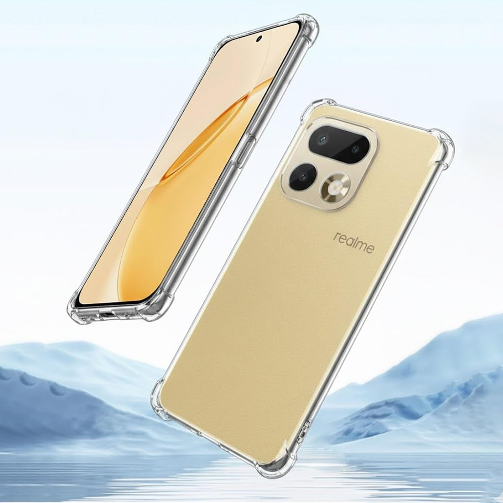 Skyddsfodral för Realme 16 Pro+, Techsuit, Stötsäkert Klart, Transparent
