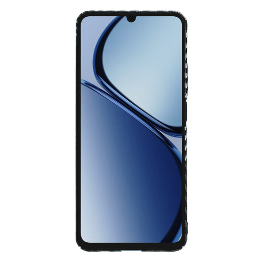 Fodral för Realme C63 / C61, Techsuit, Carbonite FiberShell, Svart Grå