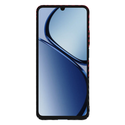 Fodral för Realme C63 / C61, Techsuit, Carbonite FiberShell, Svart Röd