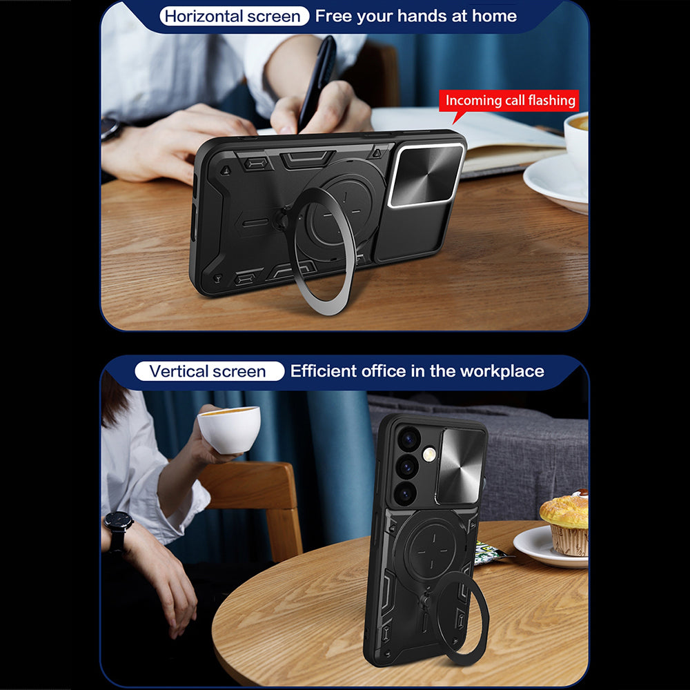 Case for Realme Note 70T, Techsuit, CamGuard Pro, Black