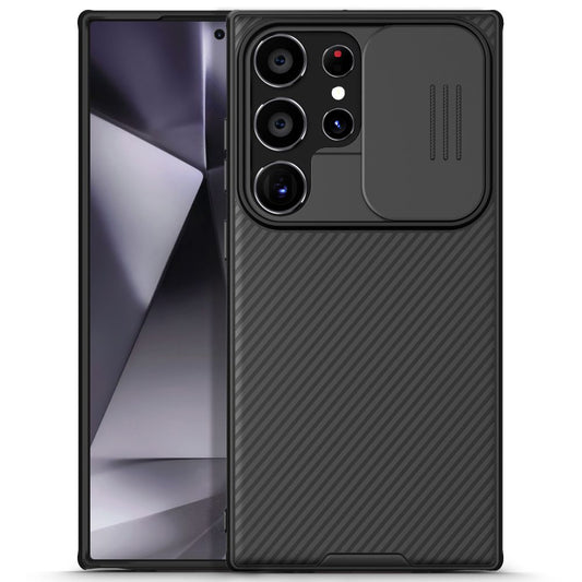 Fodral till Samsung Galaxy S24 Ultra S928, Nillkin, CamShield Pro, Svart