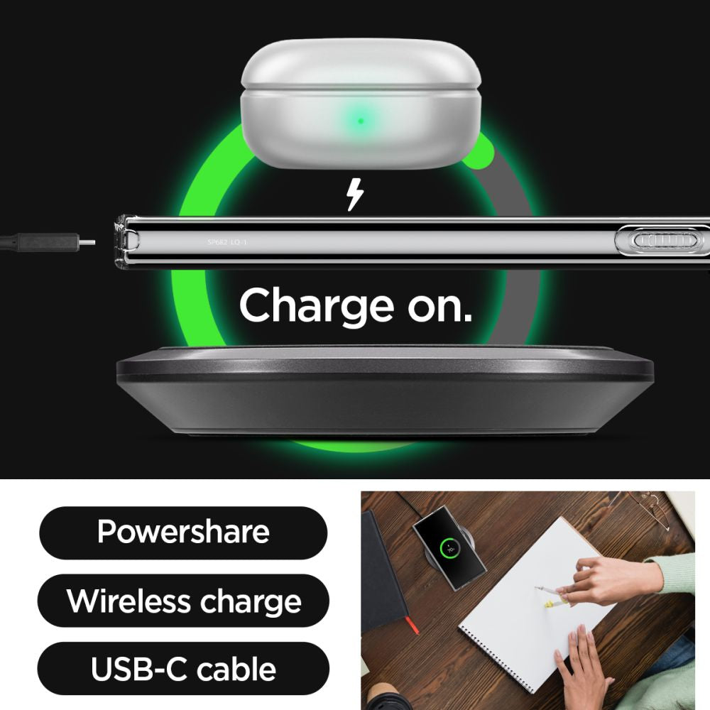 Fodral till Samsung Galaxy S24 Ultra S928, Spigen, Liquid Crystal, Transparent ACS07283