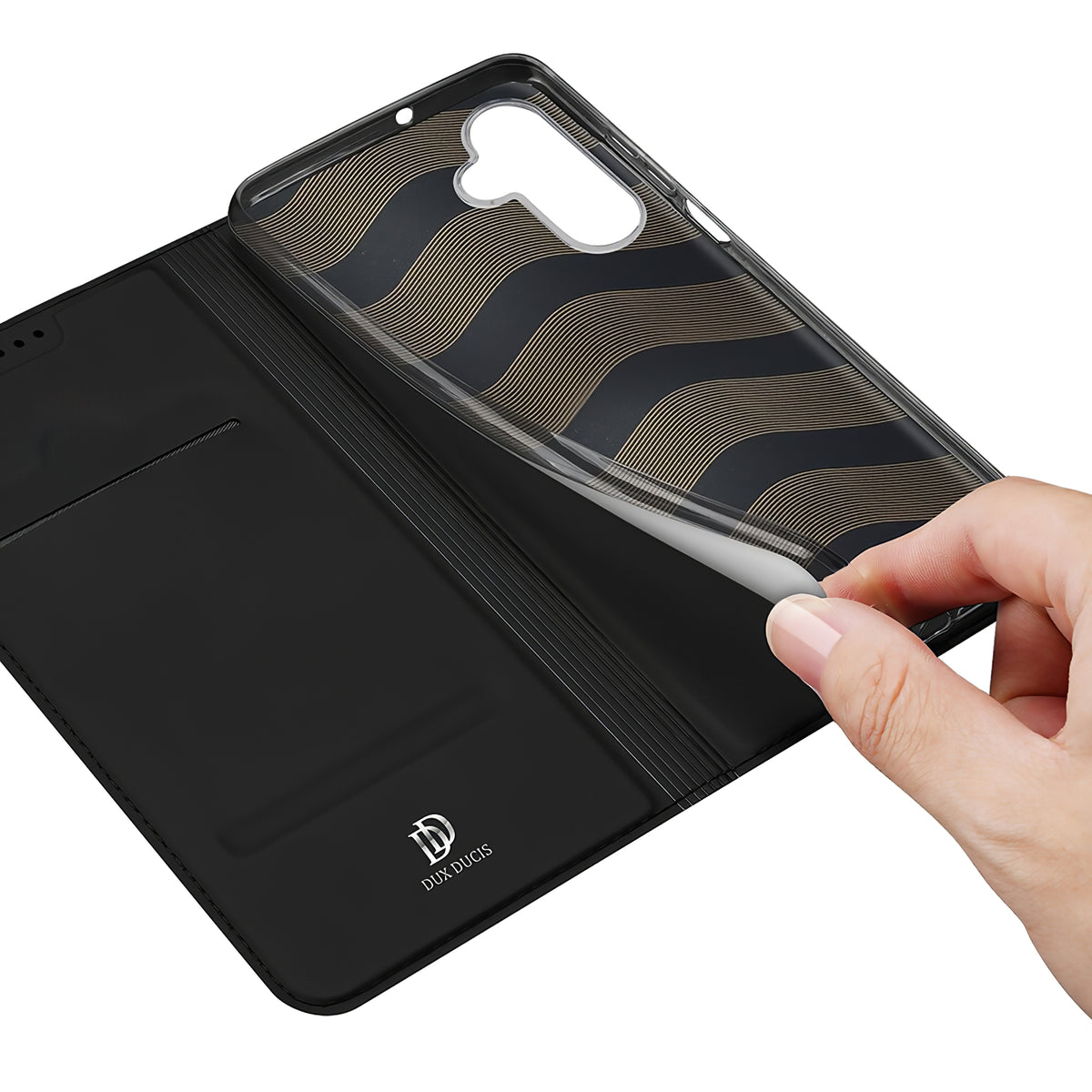 Fodral för Samsung Galaxy A55 5G A556, DUX DUCIS, Skin Pro, Svart