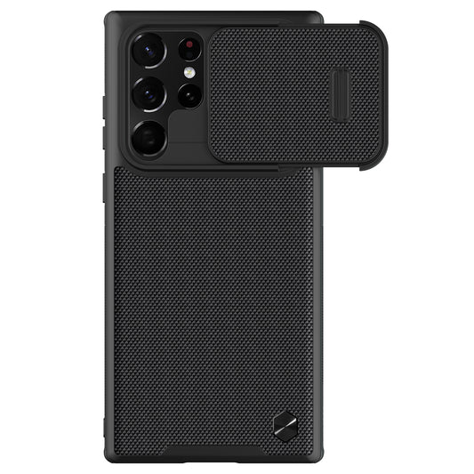 Fodral till Samsung Galaxy S22 Ultra 5G S908, Nillkin, Textured S, Marinblå