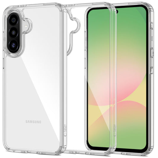Skyddsfodral för Samsung Galaxy A36 A366, Tech-Protect, Flexair Hybrid, Transparent