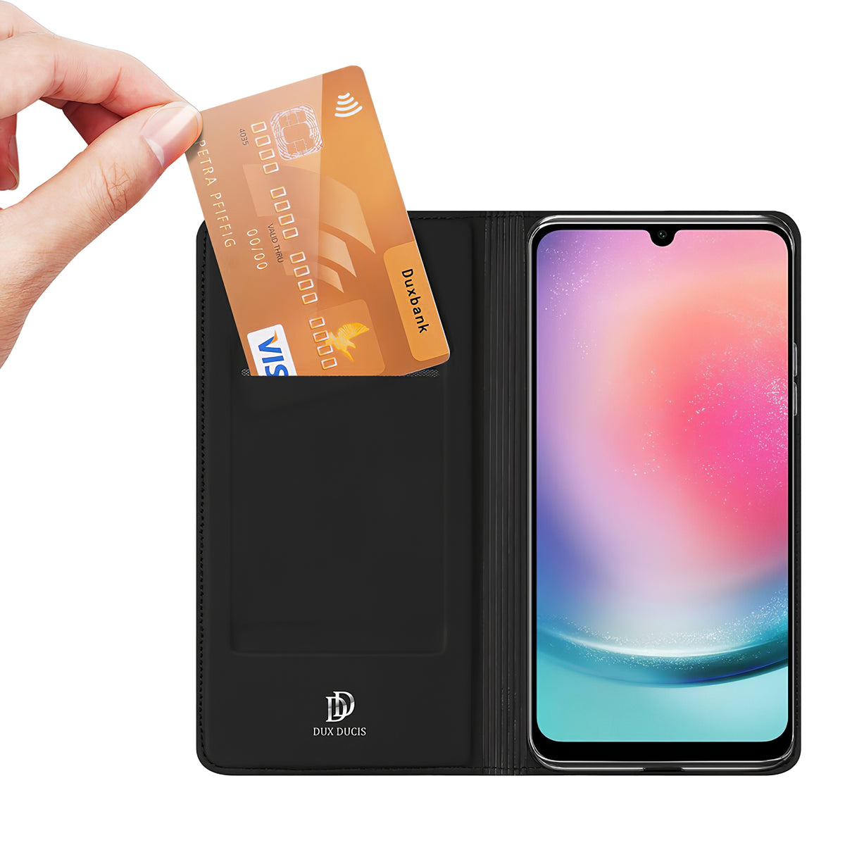 Fodral för Samsung Galaxy A55 5G A556, DUX DUCIS, Skin Pro, Svart