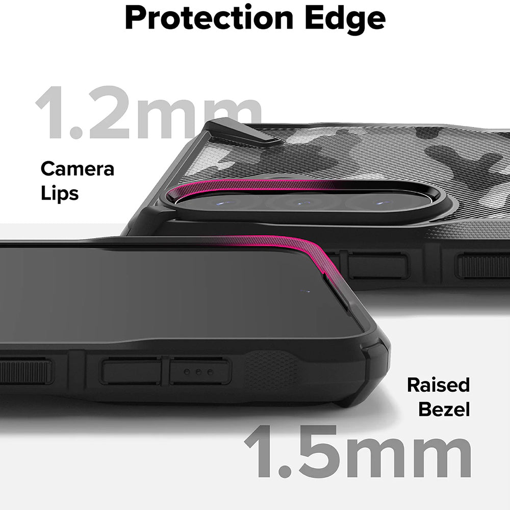 Skyddsfodral för Samsung Galaxy A56 A566 / A36 A366, Ringke, Fusion X Camo, Svart