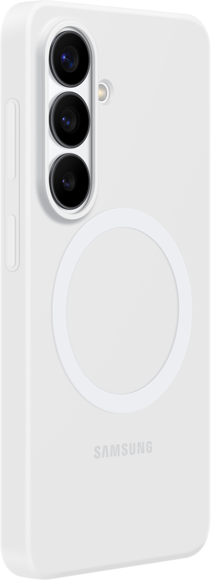 Skyddsfodral för Samsung Galaxy S26 S942, Silikon Magnetfodral, Vit EF-ES942CWEGWW