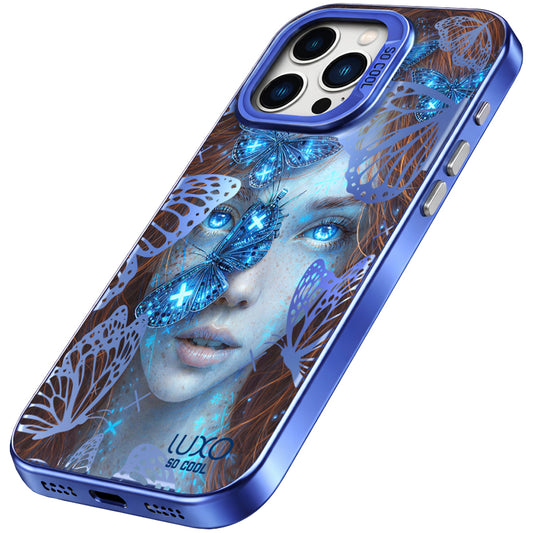 Fodral för Samsung Galaxy A13 A137 / A04s A047 / A13 A135 / A13 5G A136, LUXO So CooL, ArcadiA Butterfly Girl, Flerfärgad