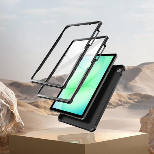 Case for Samsung Galaxy Tab A11+ / Tab A9+, Tech-Protect, Kevlar Pro, Black