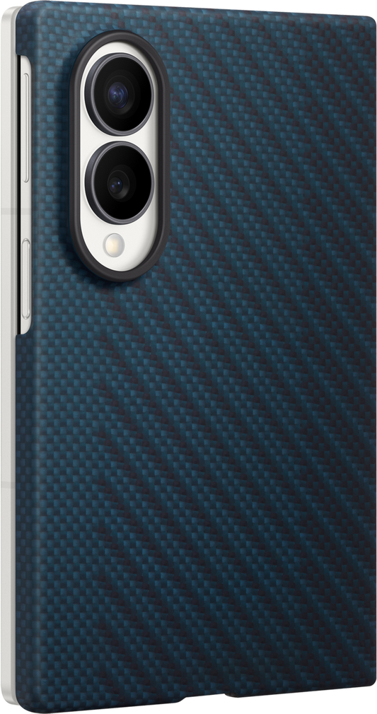 Fodral för Samsung Galaxy Z Fold8 F971, Carbon Magnet Case, Marinblå EF-KF971SNEGWW