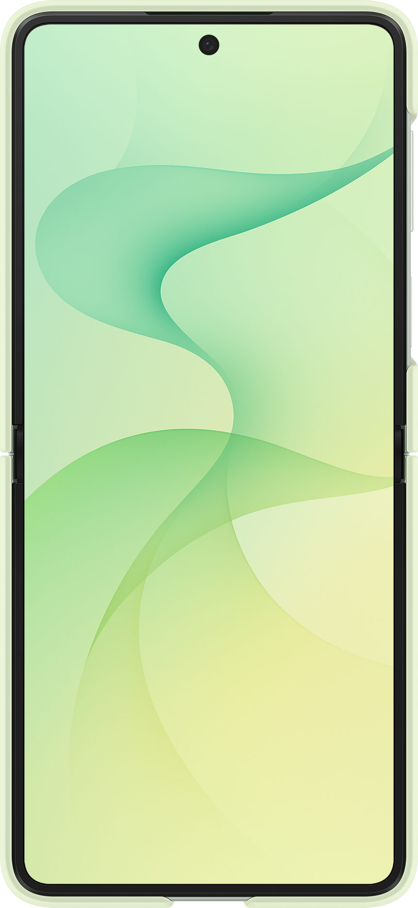 Fodral för Samsung Galaxy Z Flip8 F776, silikonringmagnet, grön EF-EF776CGEGWW