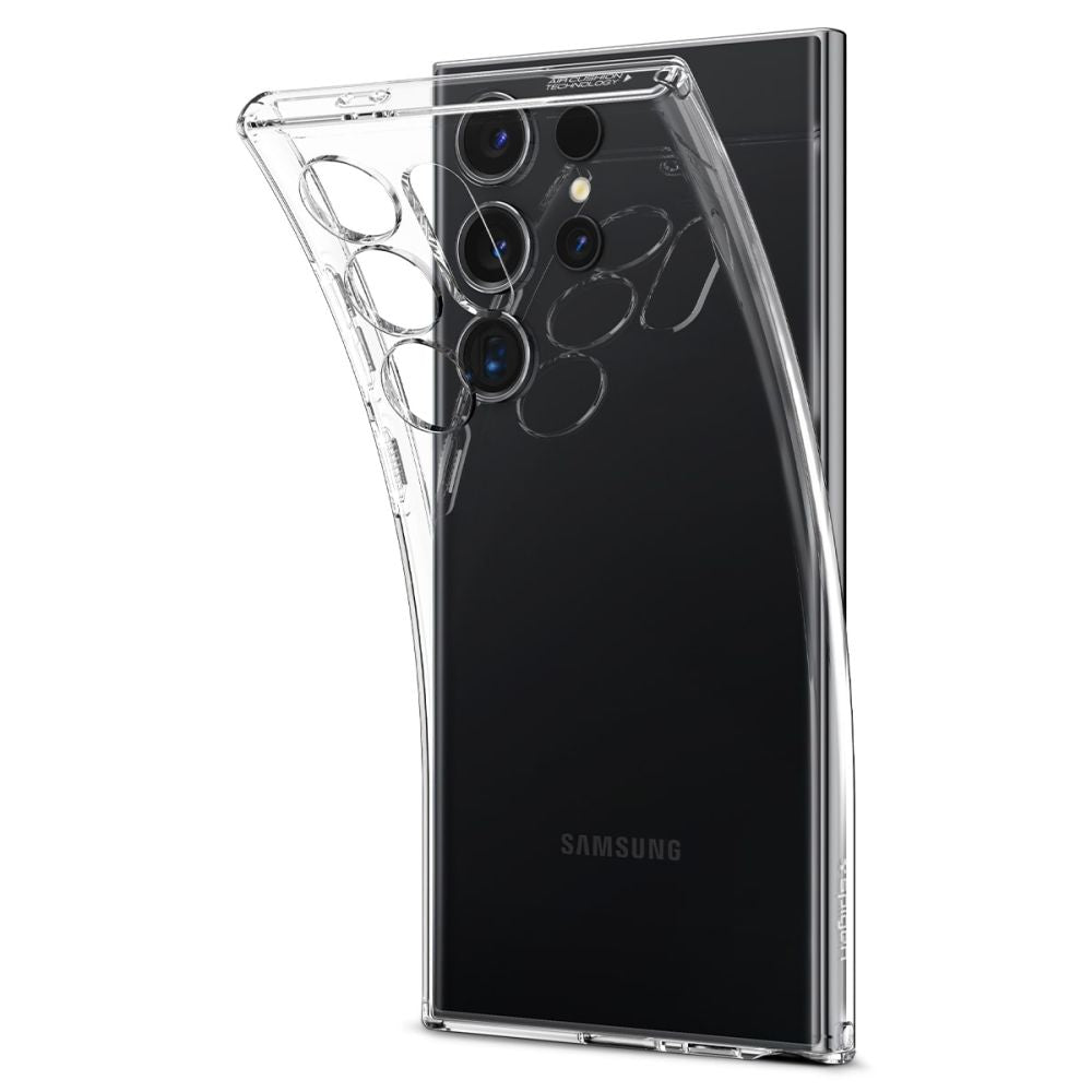 Fodral till Samsung Galaxy S24 Ultra S928, Spigen, Liquid Crystal, Transparent ACS07283