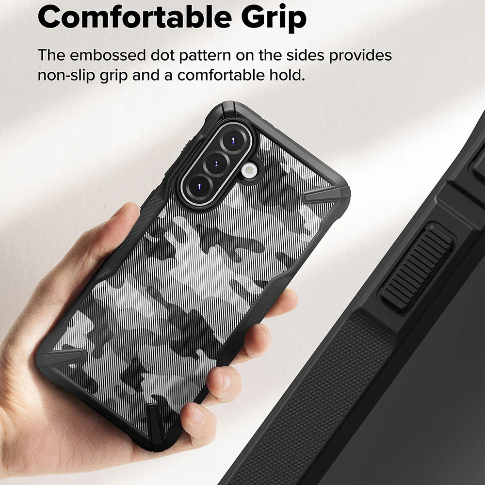 Skyddsfodral för Samsung Galaxy A56 A566 / A36 A366, Ringke, Fusion X Camo, Svart