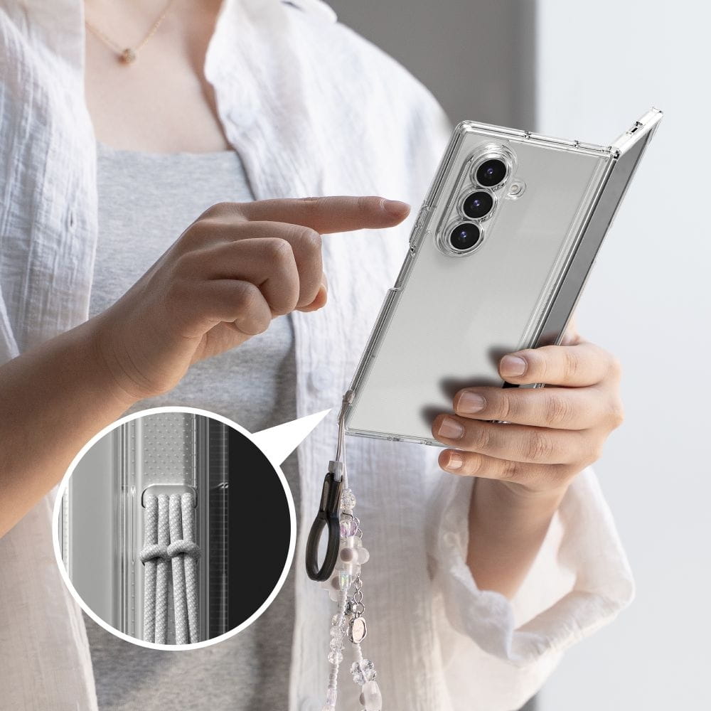 Skyddsfodral för Samsung Galaxy Z Fold7 F966, Ringke, Fusion, Transparent