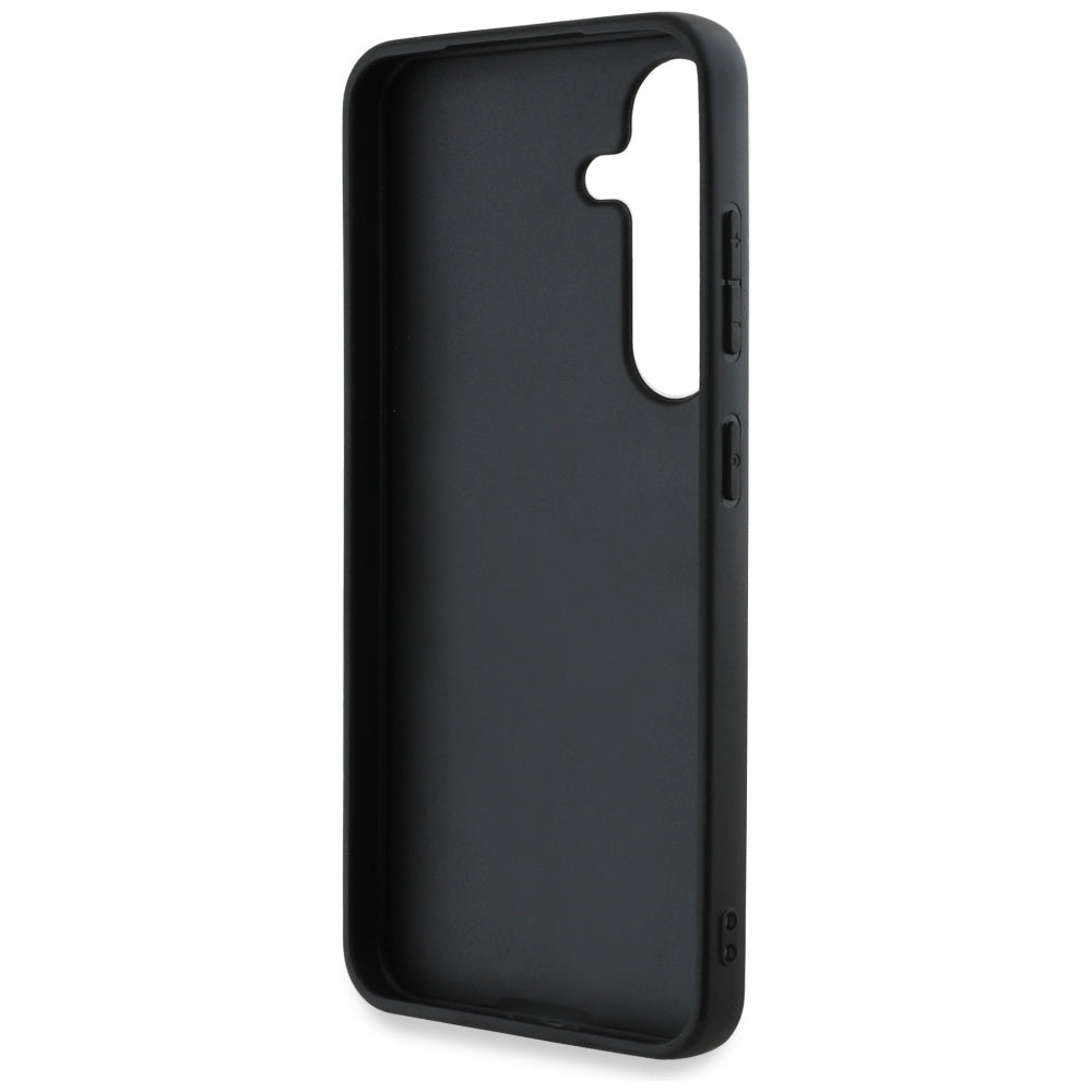 Husa pentru Samsung Galaxy S25+ S936, Guess, 4G Grained Big and Classic Logo, Roz, Resigilata
