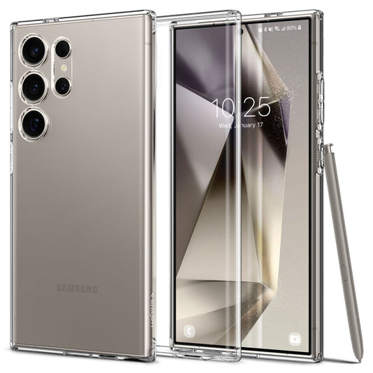 Fodral till Samsung Galaxy S24 Ultra S928, Spigen, Liquid Crystal, Transparent ACS07283