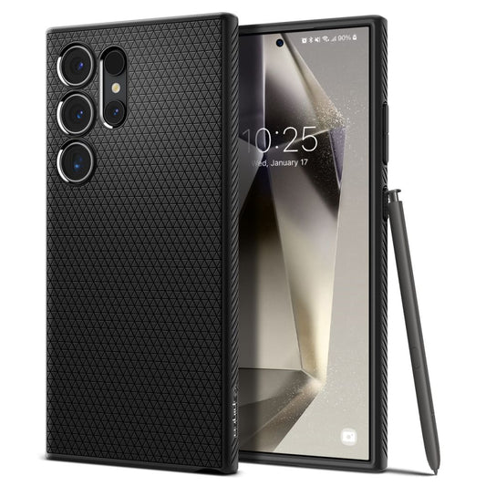 Fodral till Samsung Galaxy S24 Ultra S928, Spigen, Liquid Air, Svart