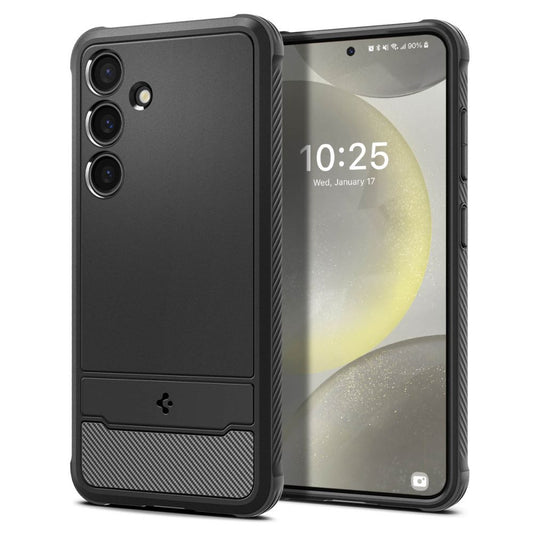 Fodral till Samsung Galaxy S24 S921, Spigen, Rugged Armour, Svart ACS07346