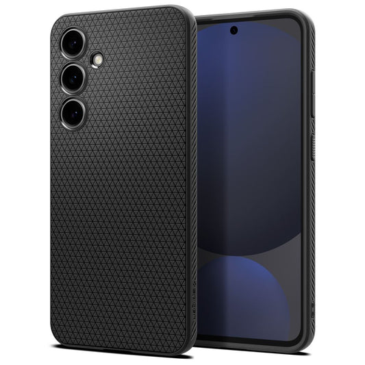 Fodral till Samsung Galaxy S24 FE S721, Spigen, Liquid Air Matte, Svart ACS08618