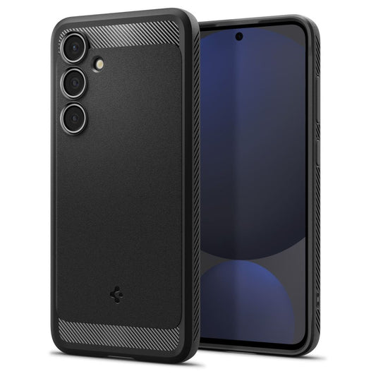 Fodral till Samsung Galaxy S24 FE S721, Spigen, Rugged Armour, Svart ACS08578