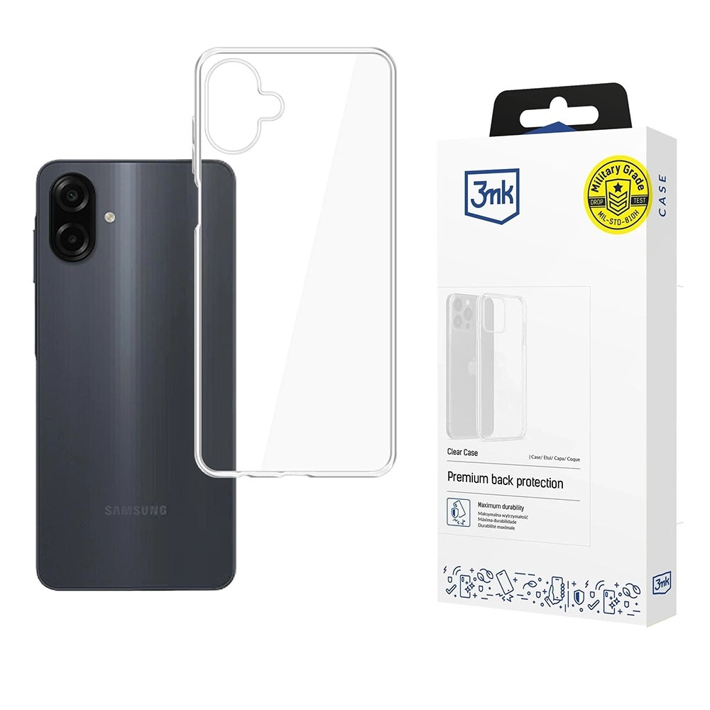 Fodral för Samsung Galaxy A07 4G A075, 3MK, Clear, Transparent