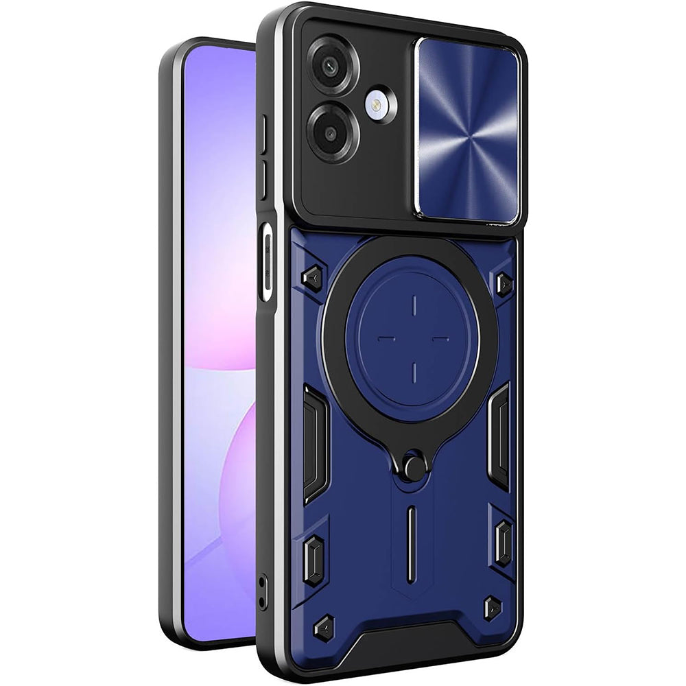 Fodral för Samsung Galaxy A07 4G A075, Techsuit, CamGuard Pro, Blå
