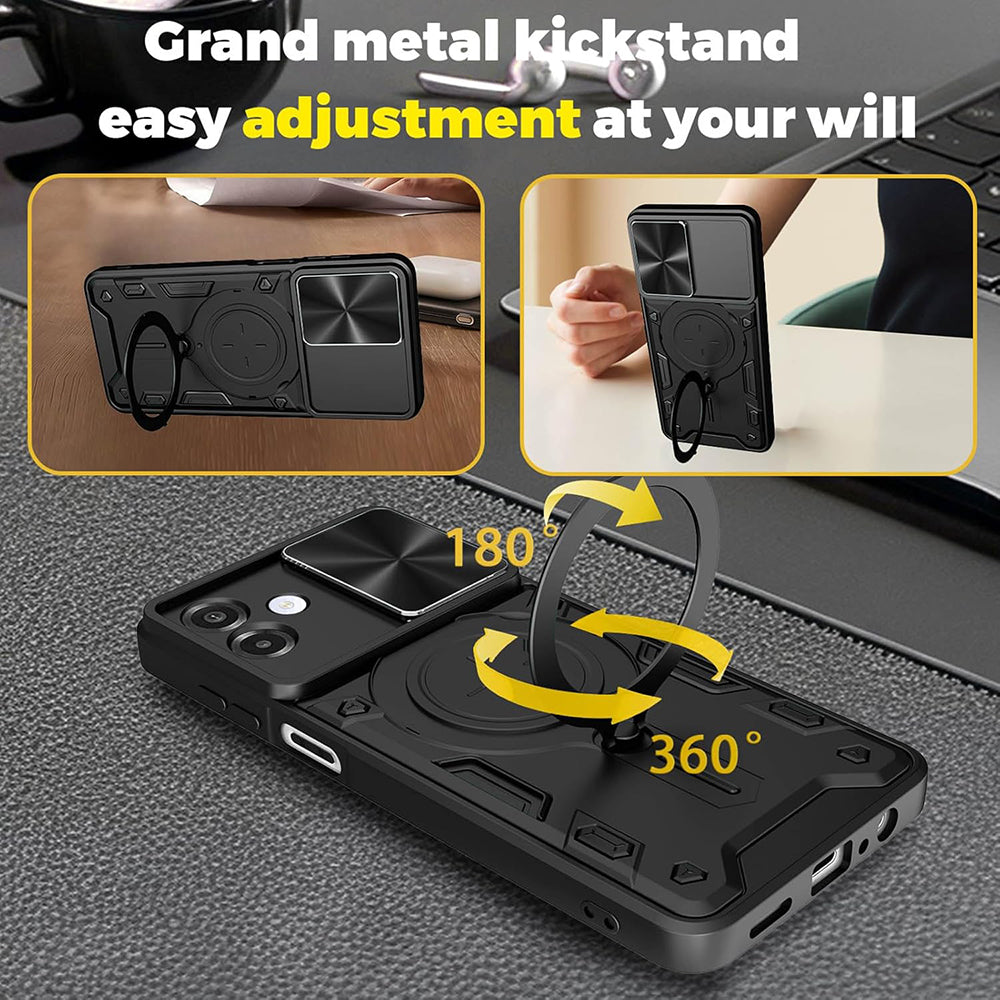 Fodral för Samsung Galaxy A07 4G A075, Techsuit, CamGuard Pro, Blå