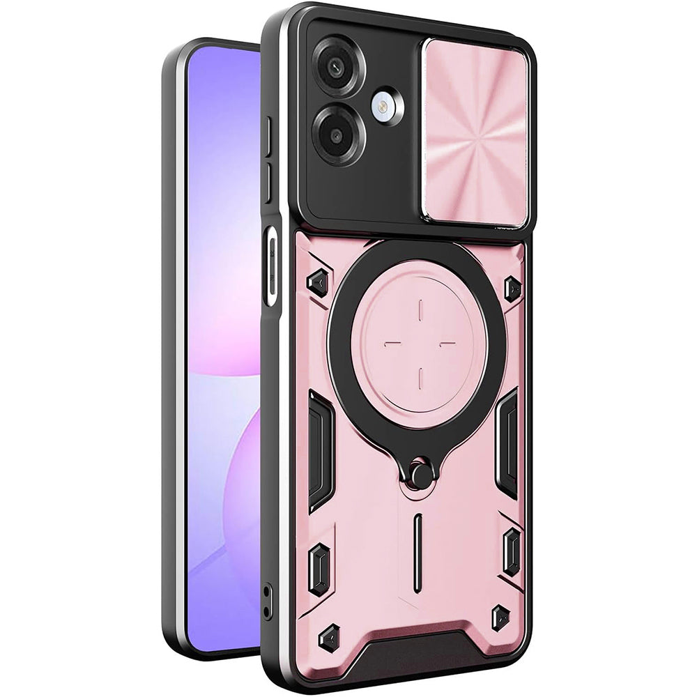 Fodral för Samsung Galaxy A07 4G A075, Techsuit, CamGuard Pro, Rosa