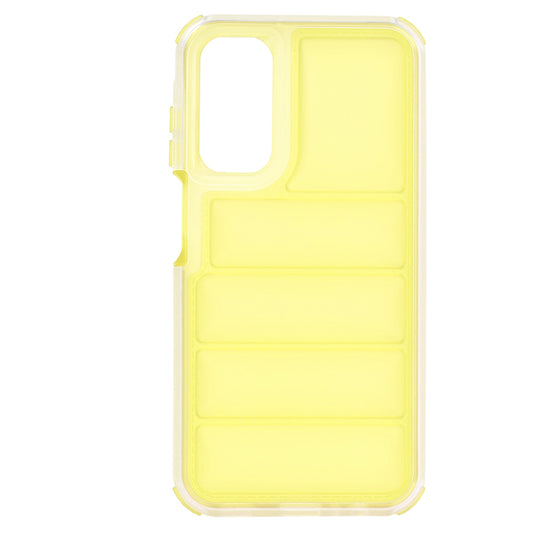 Fodral för Samsung Galaxy A15 5G A156 / A15 A155, Techsuit, Wave Shield, Gul
