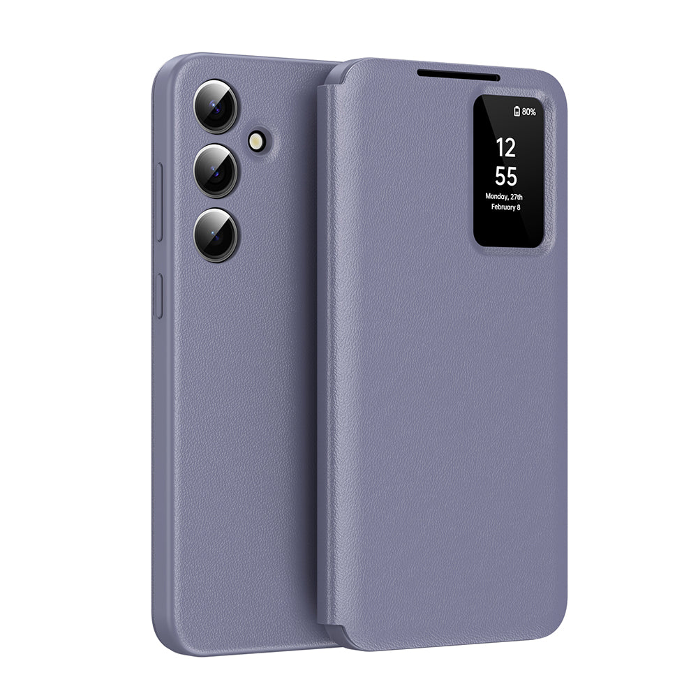 Fodral för Samsung Galaxy A16 5G A166 / A16 4G A165, Techsuit, SmartView, Lila