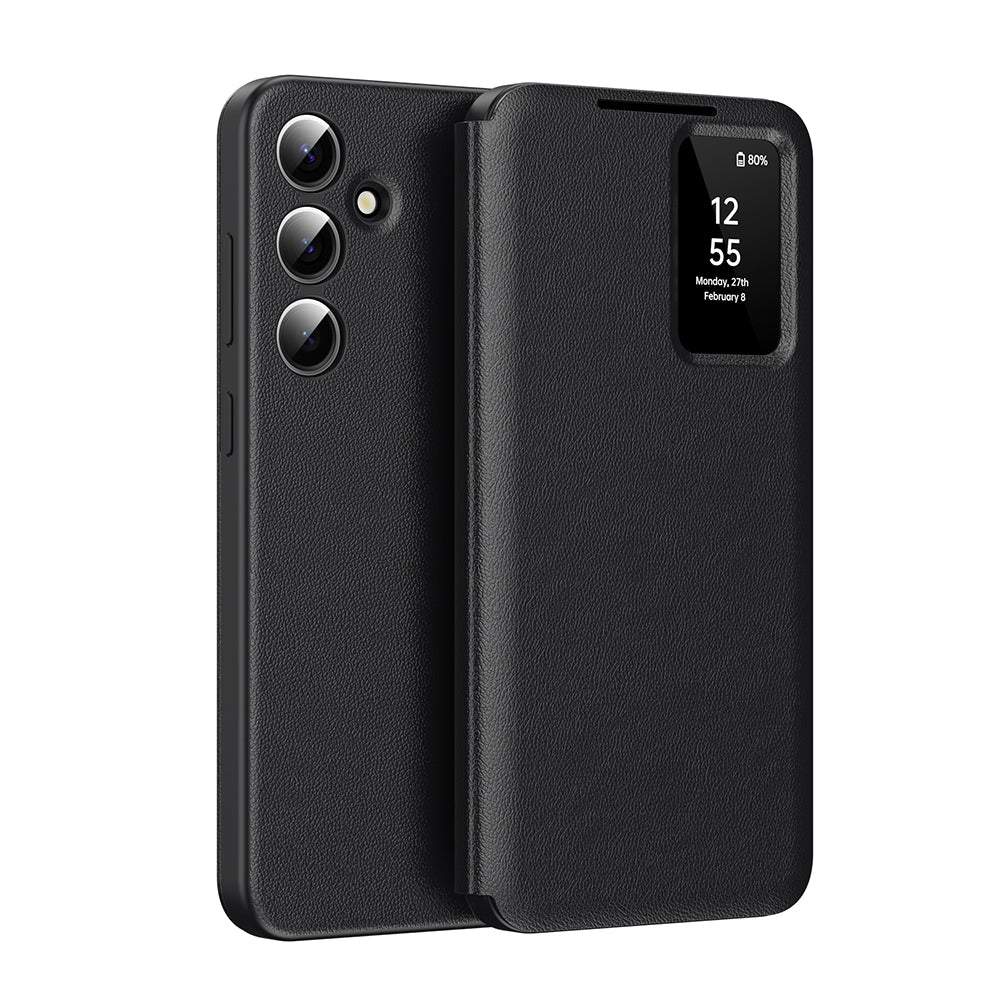 Fodral för Samsung Galaxy A16 5G A166 / A16 4G A165, Techsuit, SmartView, Svart
