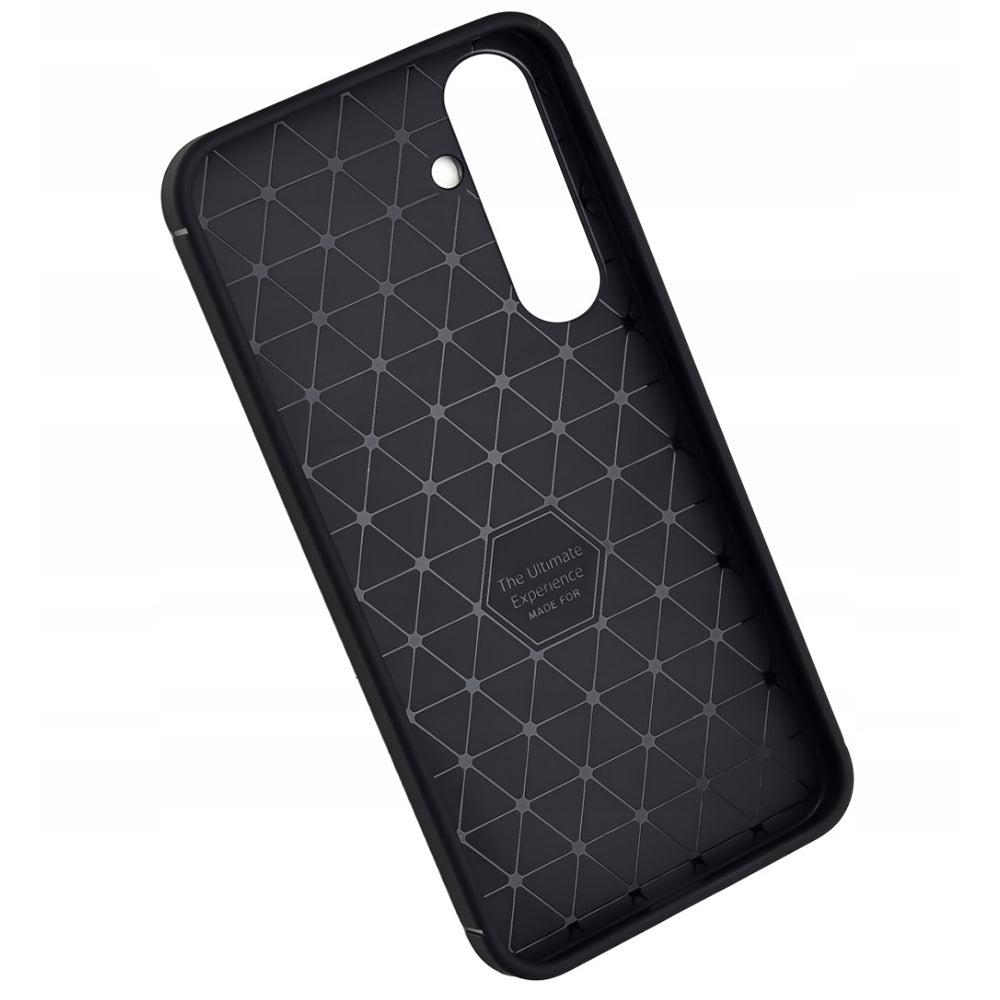 Fodral för Samsung Galaxy A17 5G A176, Techsuit, CarbonFiber, Svart