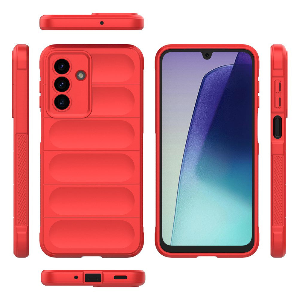 Fodral för Samsung Galaxy A17 5G, Techsuit, Magic Shield, Röd