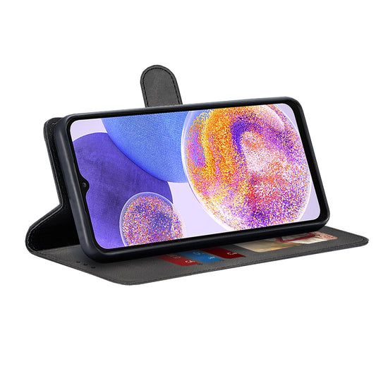 Fodral för Samsung Galaxy A23 5G A236 / A23 A235, Techsuit, Diary Book, Svart