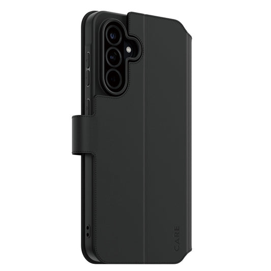 Fodral för Samsung Galaxy A26 A266, PanzerGlass, Care Feature Kickstand Wallet, Svart