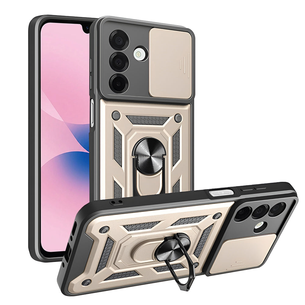 Fodral för Samsung Galaxy A27 5G, Techsuit, CamShield, Guld