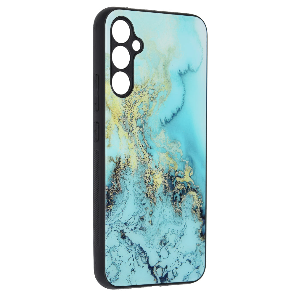 Fodral för Samsung Galaxy A34 A346, Techsuit, Glaze, Blå