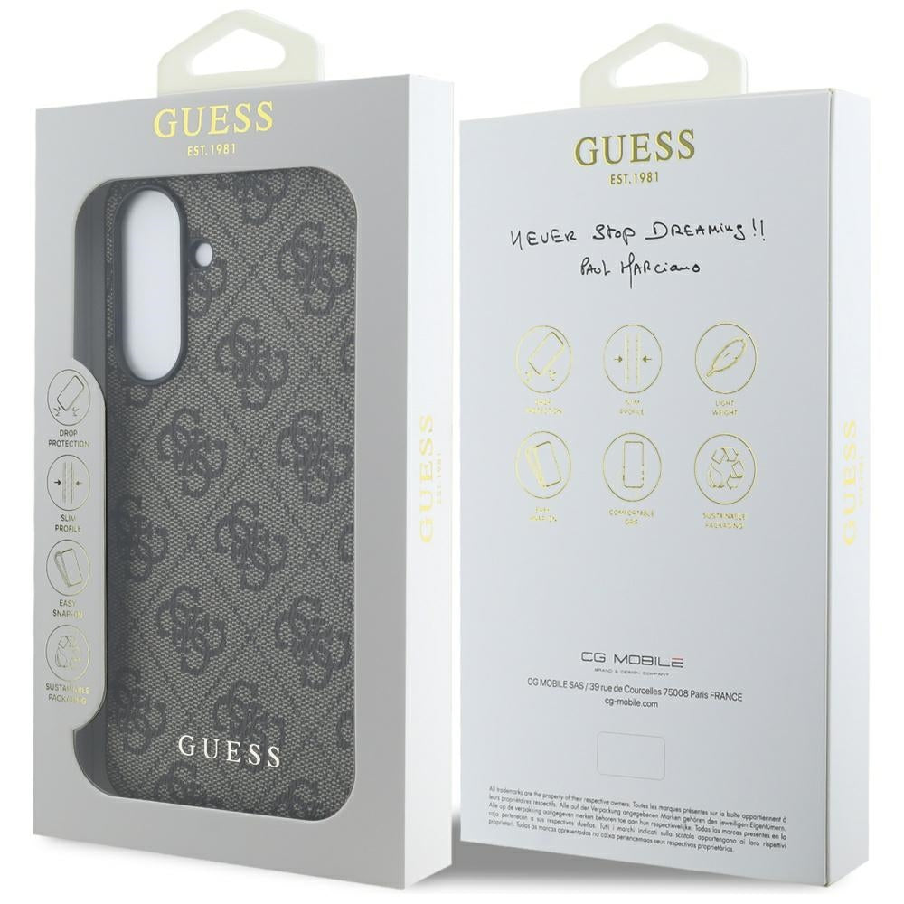 Fodral för Samsung Galaxy A36 A366, Guess, 4G Classic, Brun