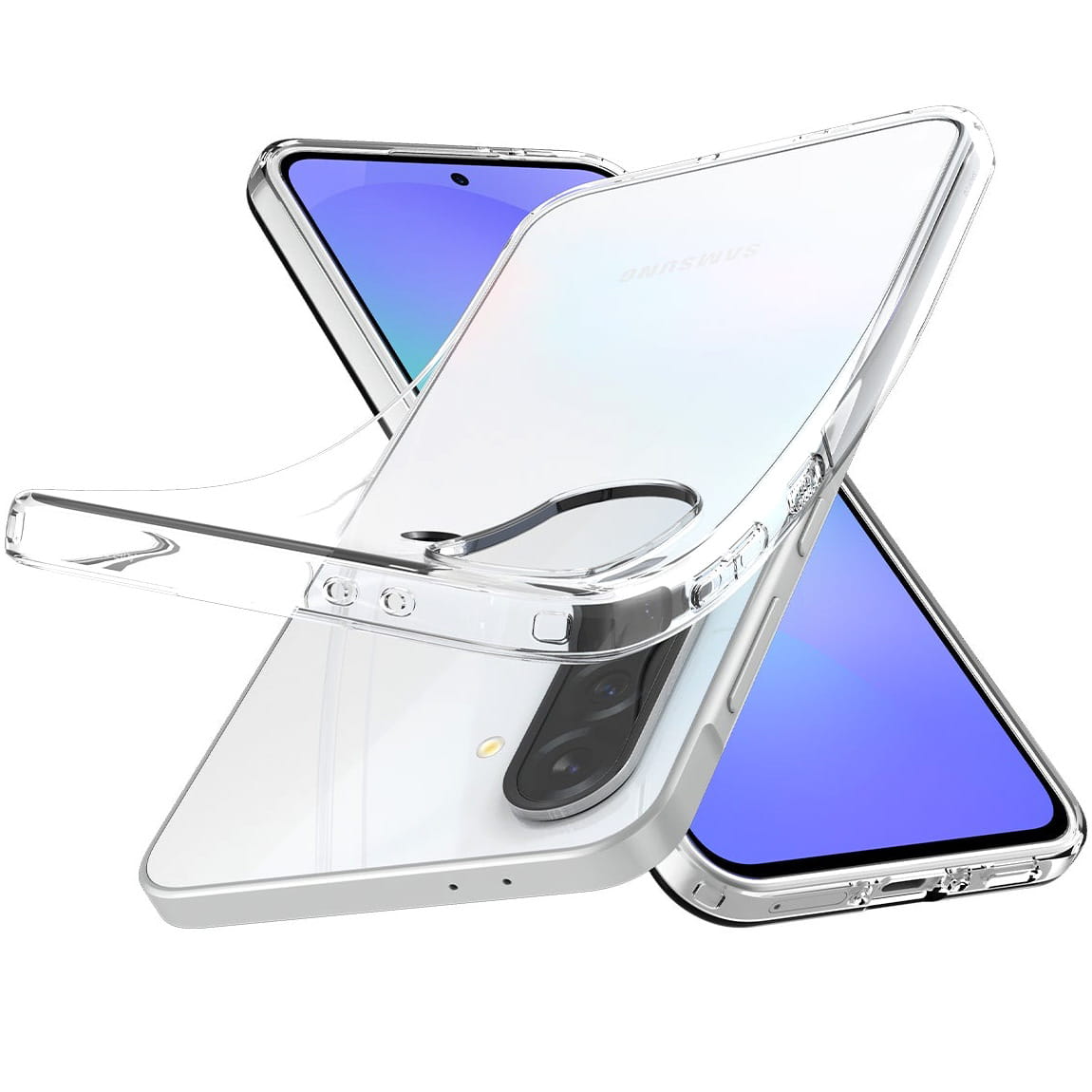 Skyddsfodral för Samsung Galaxy A36 A366, Spigen, Liquid Crystal, Transparent ACS09167