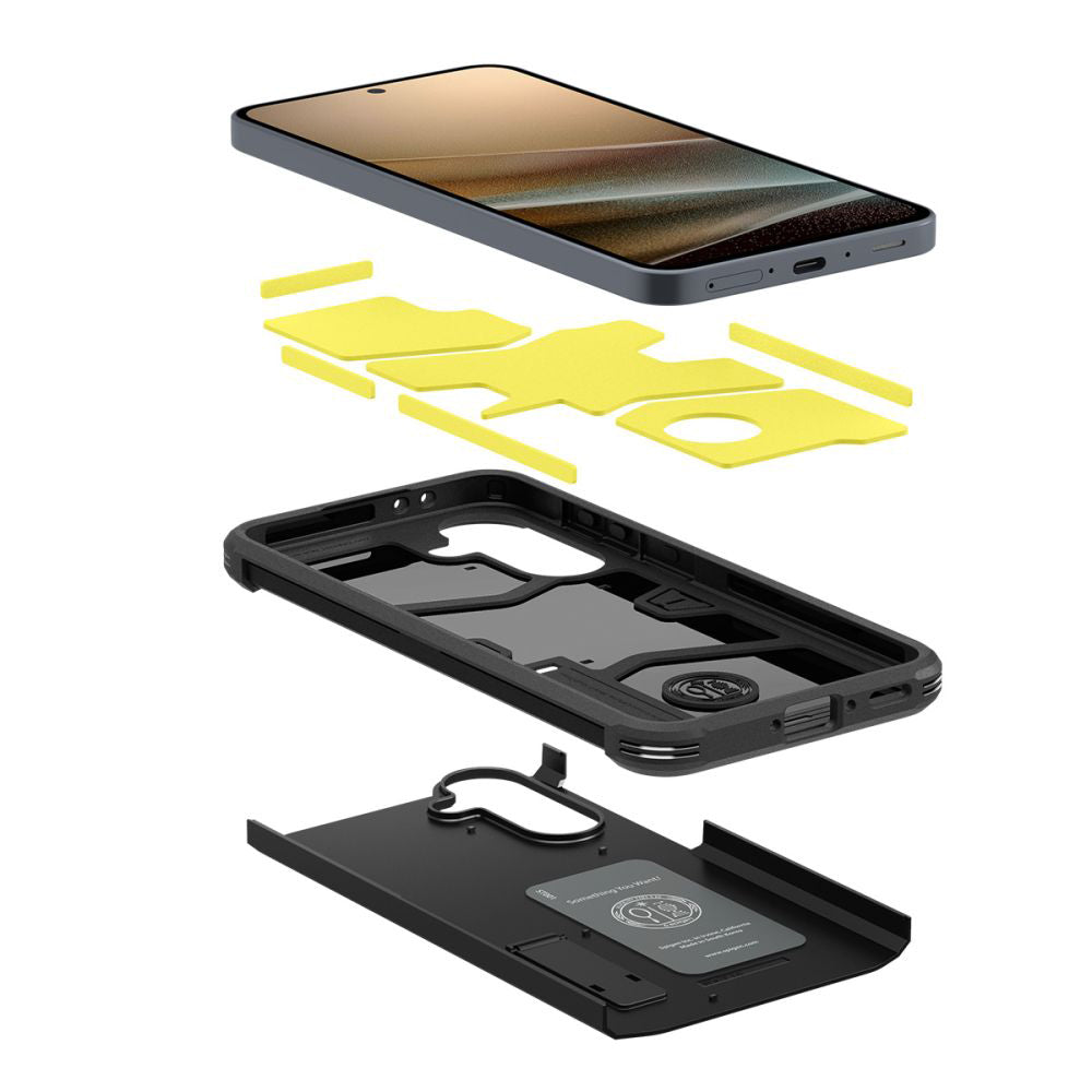 Skyddsfodral för Samsung Galaxy A36 A366, Spigen, Tough Armor, Svart