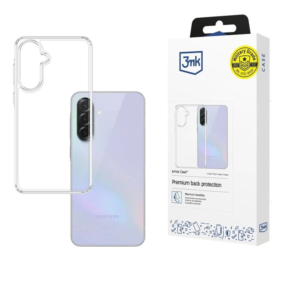 Skyddsfodral för Samsung Galaxy A37 5G, 3MK, Armor, Transparent