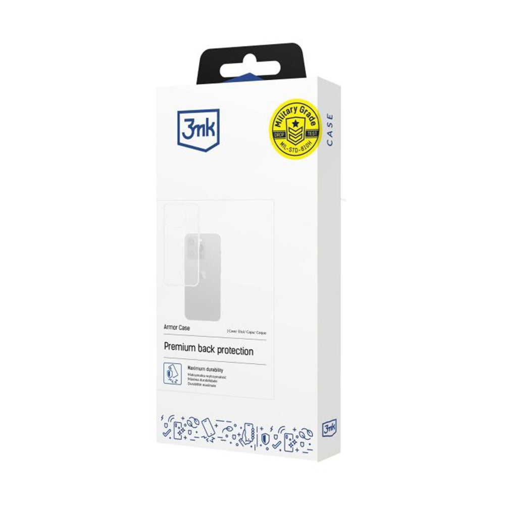 Skyddsfodral för Samsung Galaxy A37 5G, 3MK, Armor, Transparent
