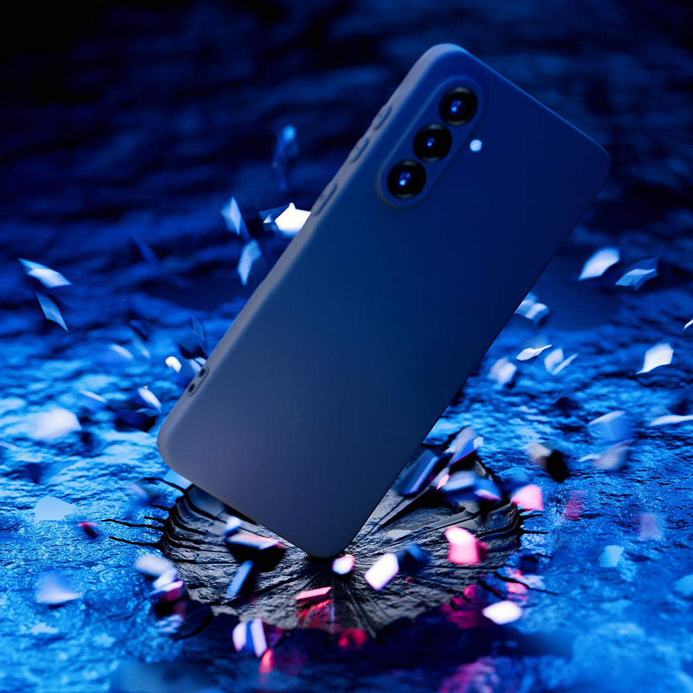 Fodral för Samsung Galaxy A56 A566, 3MK, Matt svart