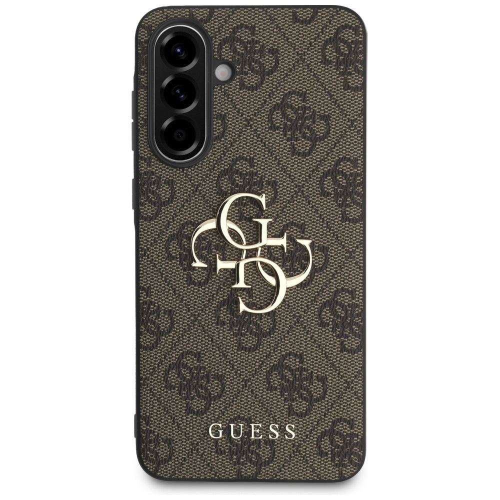 Fodral för Samsung Galaxy A56 A566, Guess, 4G Big Logo, Brun